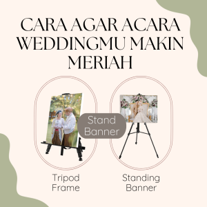 Produsen Standing Banner Wedding