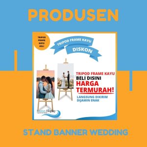 Produsen Stand Banner Wedding