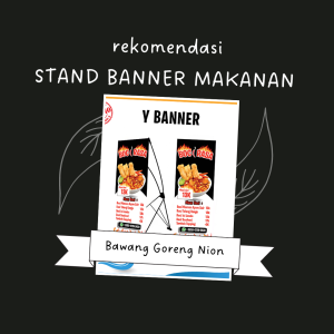 Produsen Stand Banner Makanan