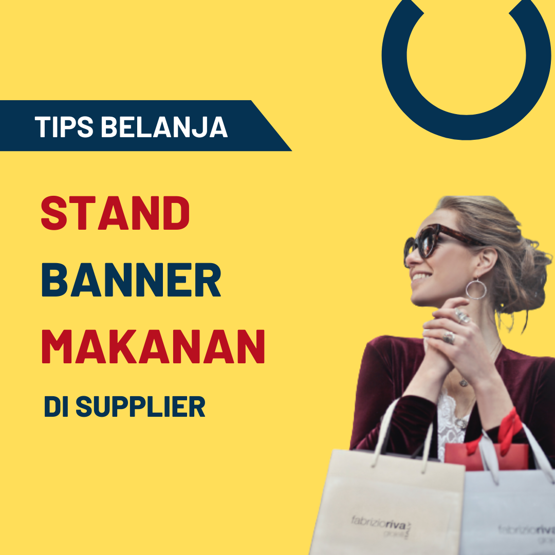 Supplier Stand Banner Makanan