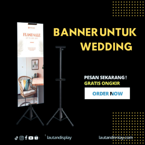 Supplier Stand Banner Wedding