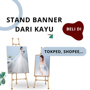 Produsen Stand Banner dari Kayu