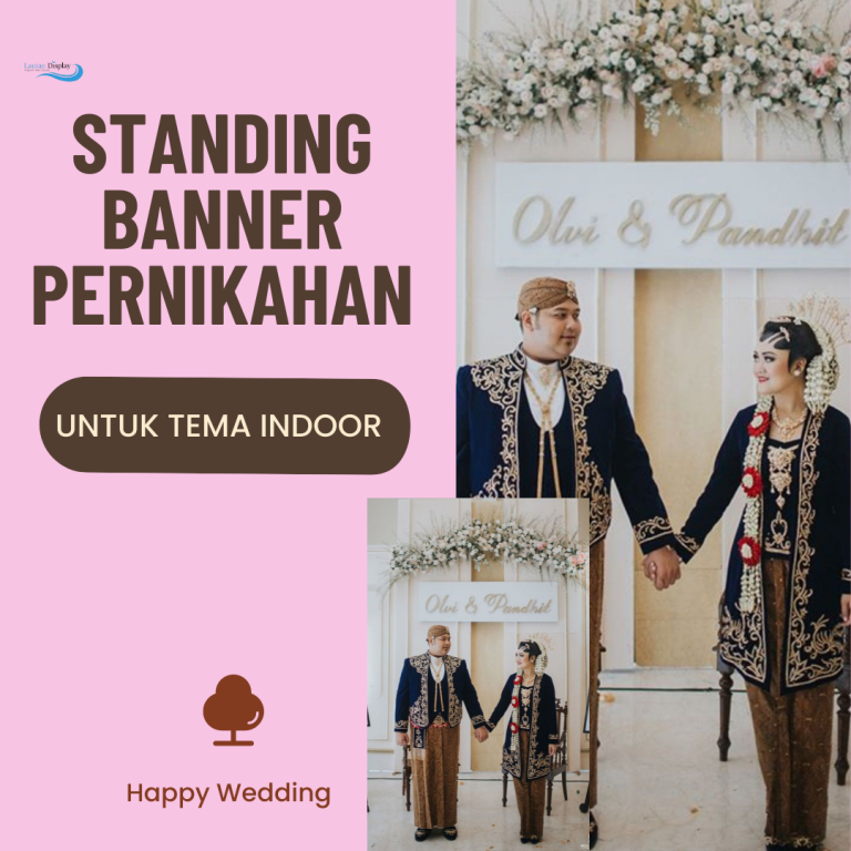 Pabrik Standing Banner Pernikahan