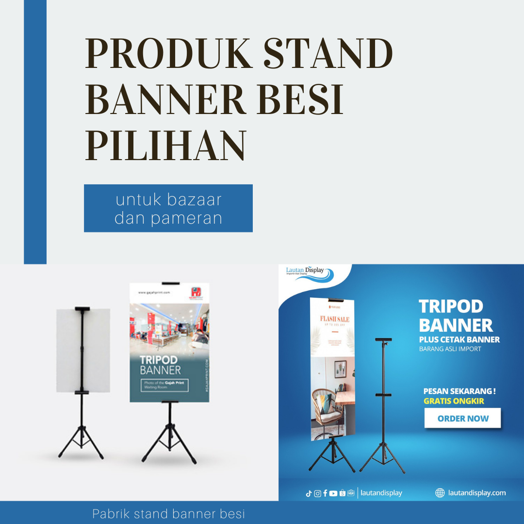 Pabrik Stand Banner Besi