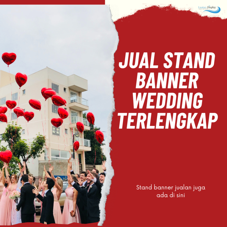 Jual Stand Banner Wedding