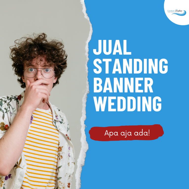 Jual Standing Banner Wedding