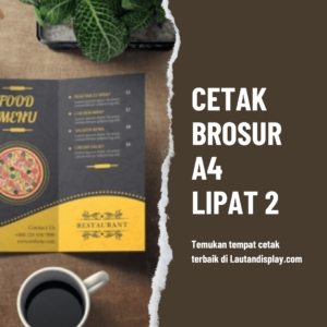 Cetak Brosur A4 Lipat 2