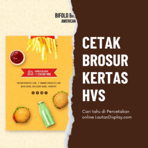 Cetak Brosur Kertas HVS