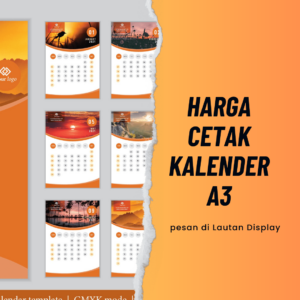 Harga Cetak Kalender A3