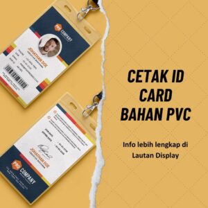 Cetak ID Card Bahan Pvc Lautan Display