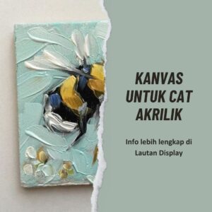 Kanvas Untuk Cat Akrilik Lautan Display