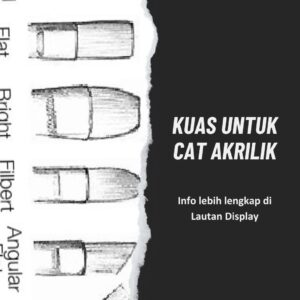 Kuas Untuk Cat Akrilik