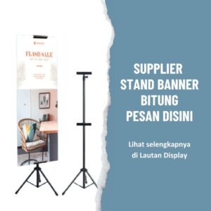 Supplier Stand Banner Bitung Lautan Display