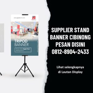 Supplier Stand Banner Cibinong Lautan Display