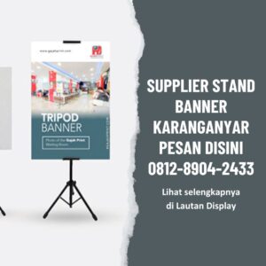 Supplier Stand Banner Karanganyar Lautan Display