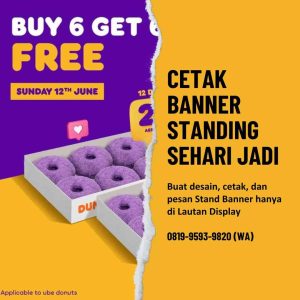 Cetak Banner Standing Lautan Display