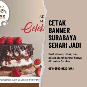 Cetak Banner Surabaya Lautan Display