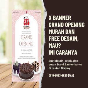 X Banner Grand Opening