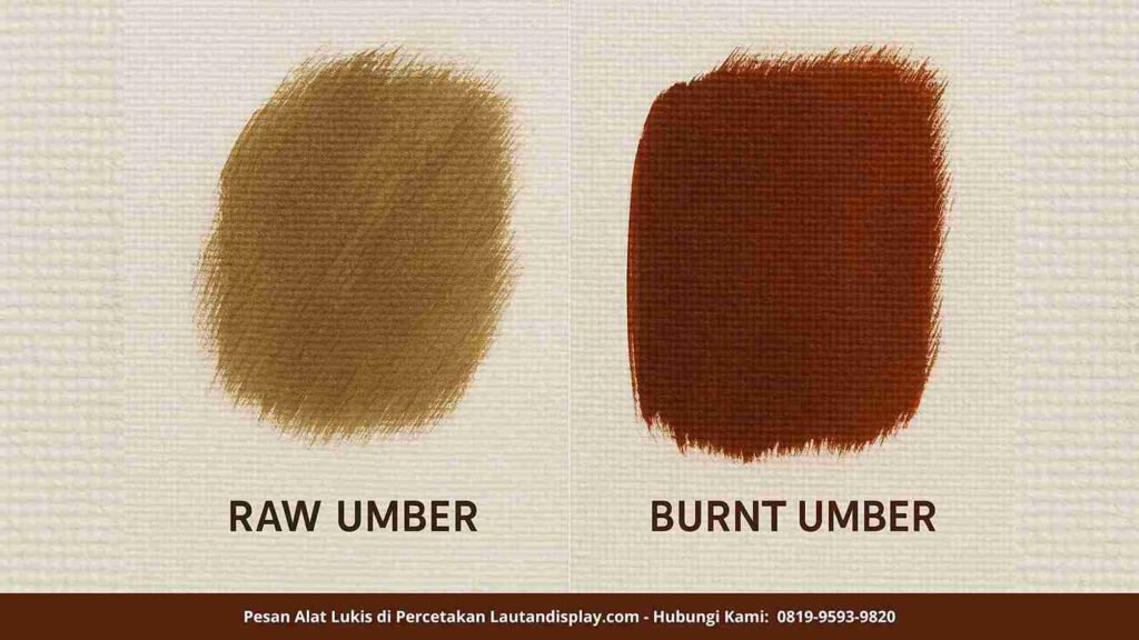 Berbagai-Macam-Warna-Coklat-Raw-Amber-dan-Burnt-Amber-Untuk-Melukis-Lautan-Display