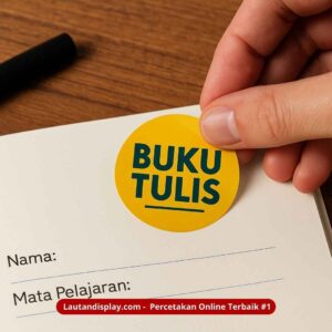 Cara Membuat Label Nama Buku - Lautan Display