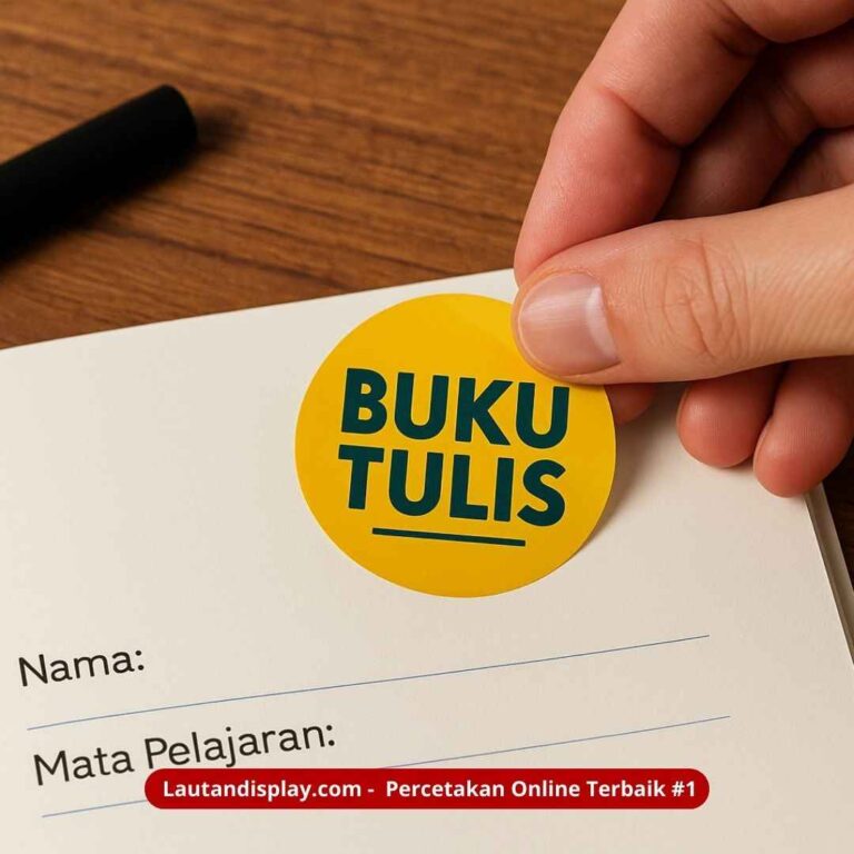 Cara Membuat Label Nama Buku - Lautan Display