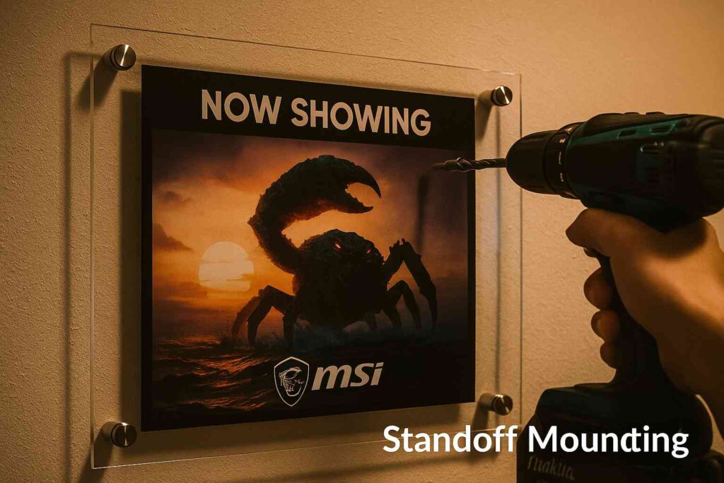 Cara Pasang Akrilik Frame di Tembok - Lautan Display