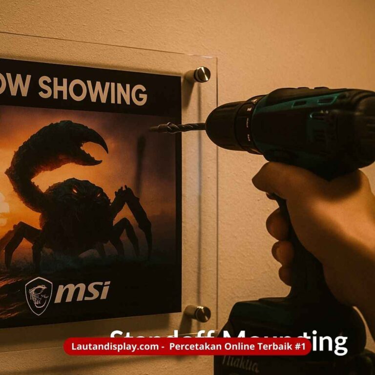 Cara Pasang Akrilik di Tembok Berdasarkan Jenis Mounting - Lautan Display