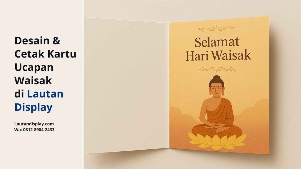 Contoh Kartu Ucapan Hari Waisak 2025 - Lautan Display