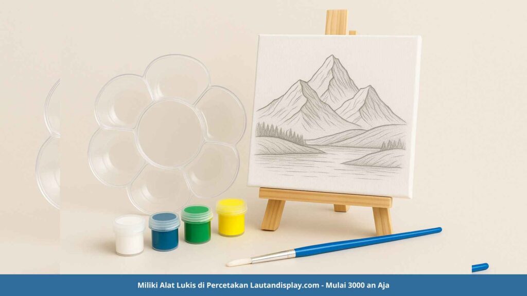 Contoh Paket Alat Lukis Di Lautan Display