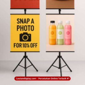 Contoh Tripod Banner - Lautan Display