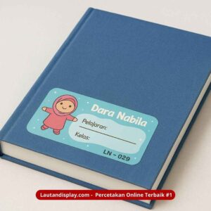 Daftar Ukuran Label Buku Tulis - Lautan Display
