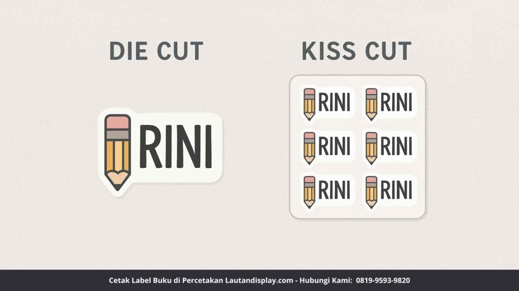 Jenis Stiker Label Buku Tulis - Lautan Display