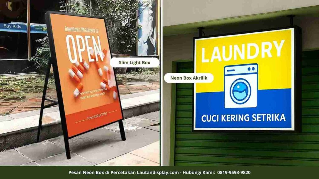 Pilihan Neon Box di Lautan Display