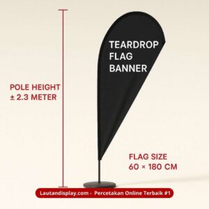 Ukuran Flag Banner - Lautan Display