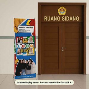 Banner Sidang Skripsi 4 Orang - Lautan Display
