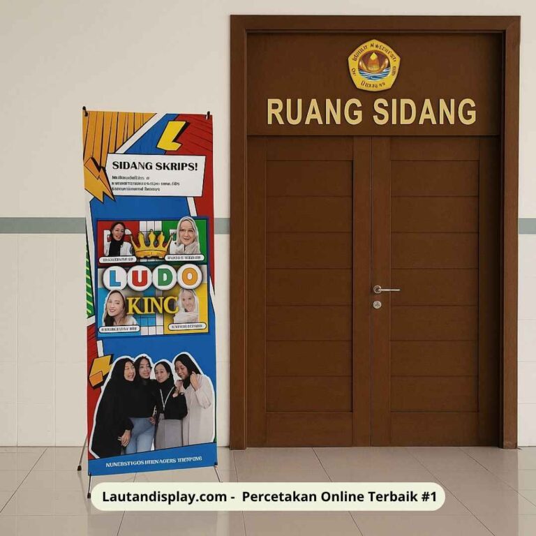 Banner Sidang Skripsi 4 Orang - Lautan Display