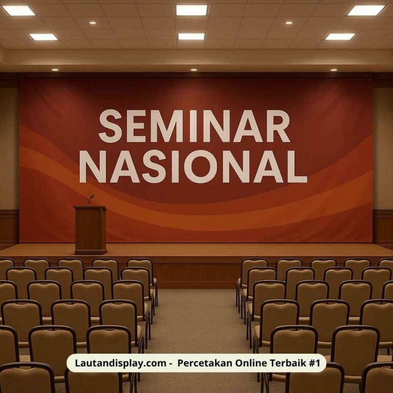 Buat Banner Acara Seminar - Lautan Display