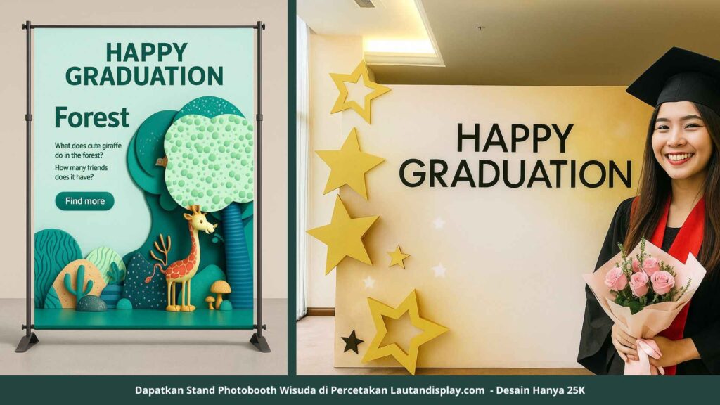 Contoh Desain Banner Photobooth Wisuda- Lautan Display