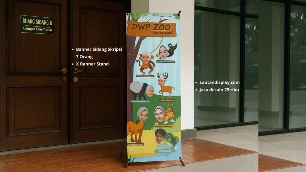 Rekomendasi Banner Sidang 7 Orang - Lautan Display
