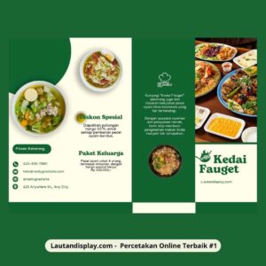 Ukuran Brosur Lipat 4 - Lautan Display