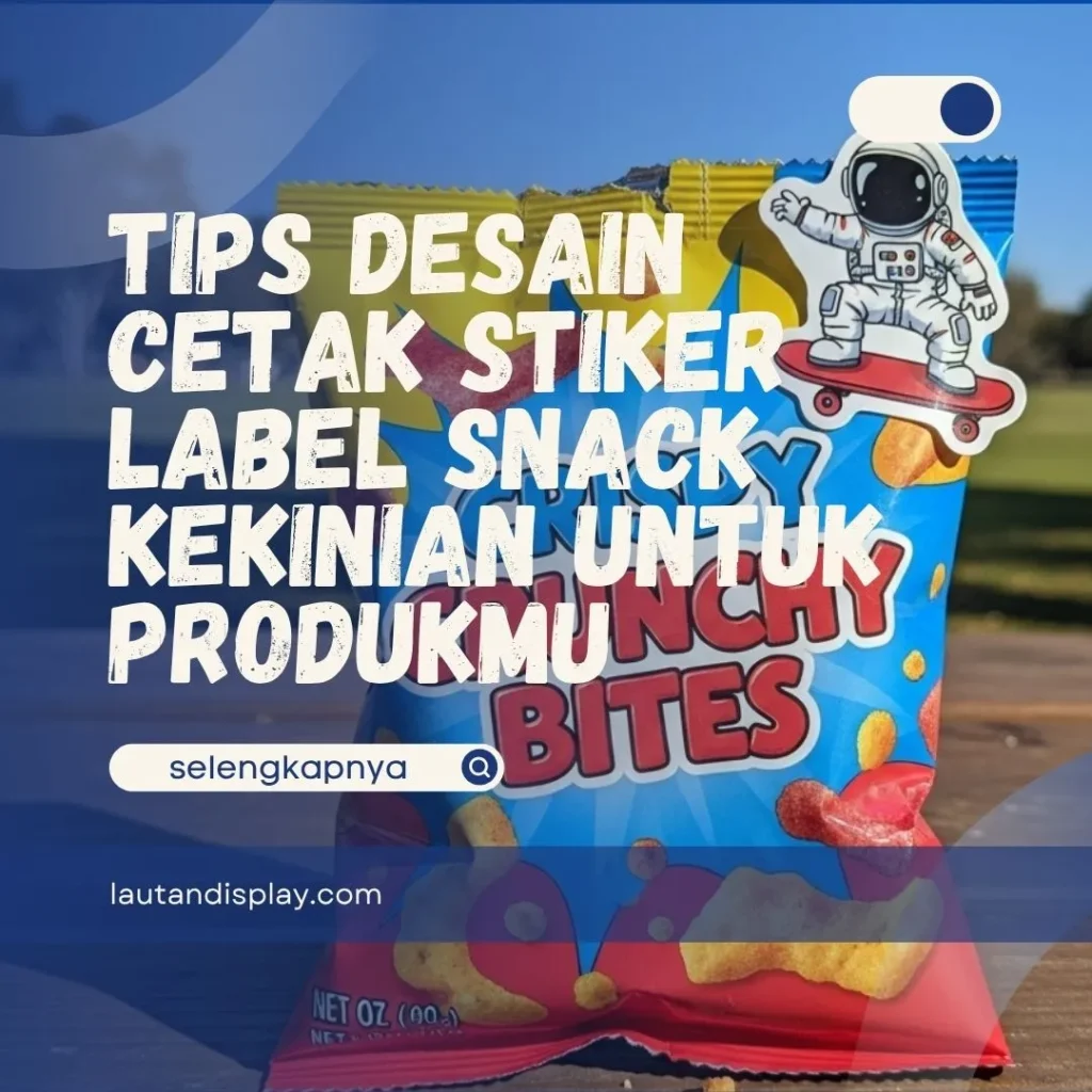 Cetak Stiker Label Snack