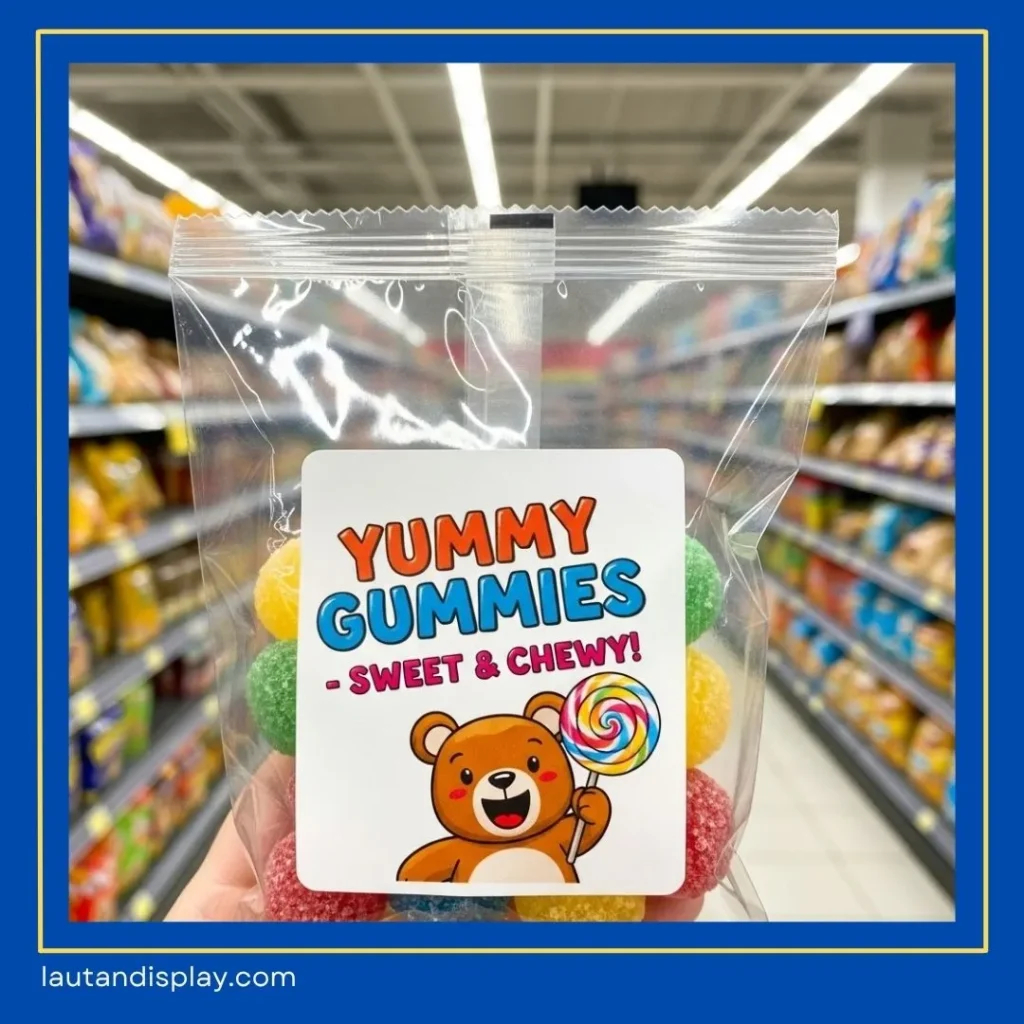 Cetak Stiker Label Snack