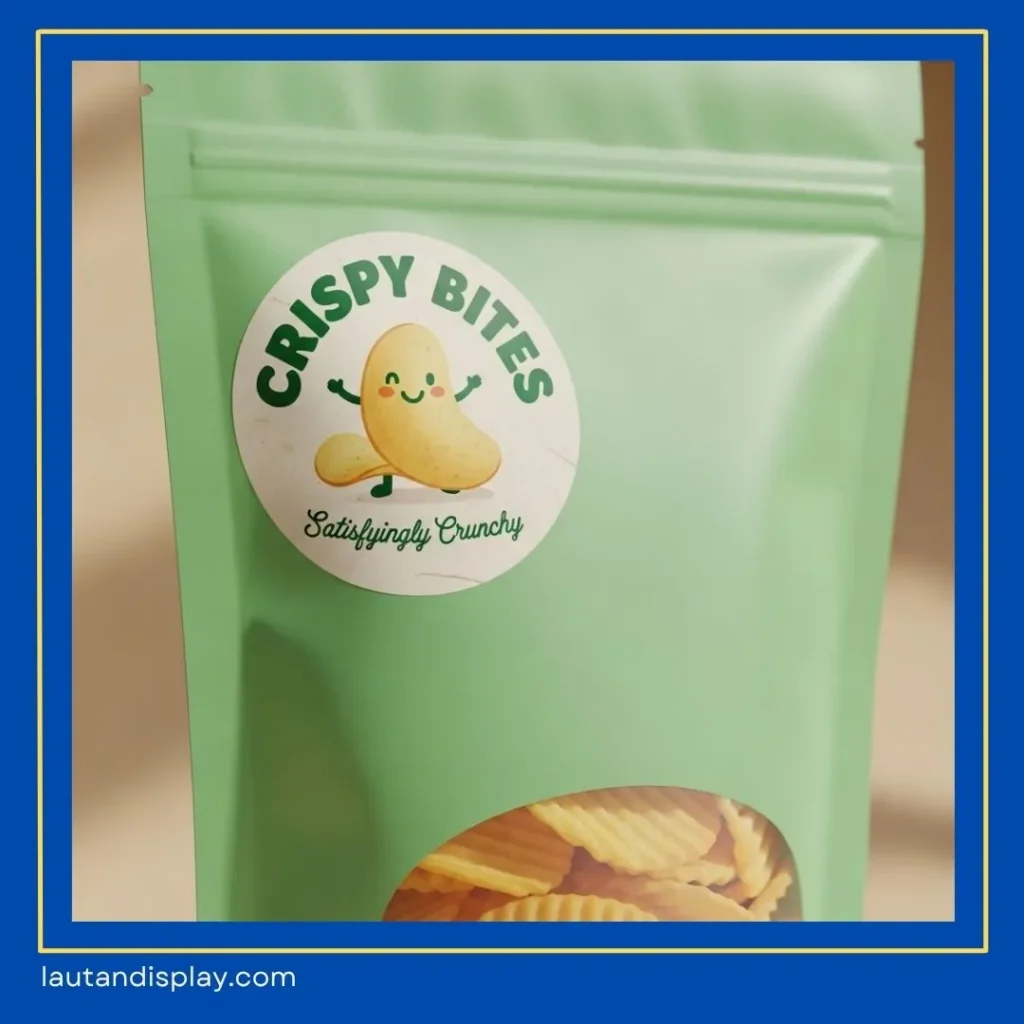 Cetak Stiker Label Snack