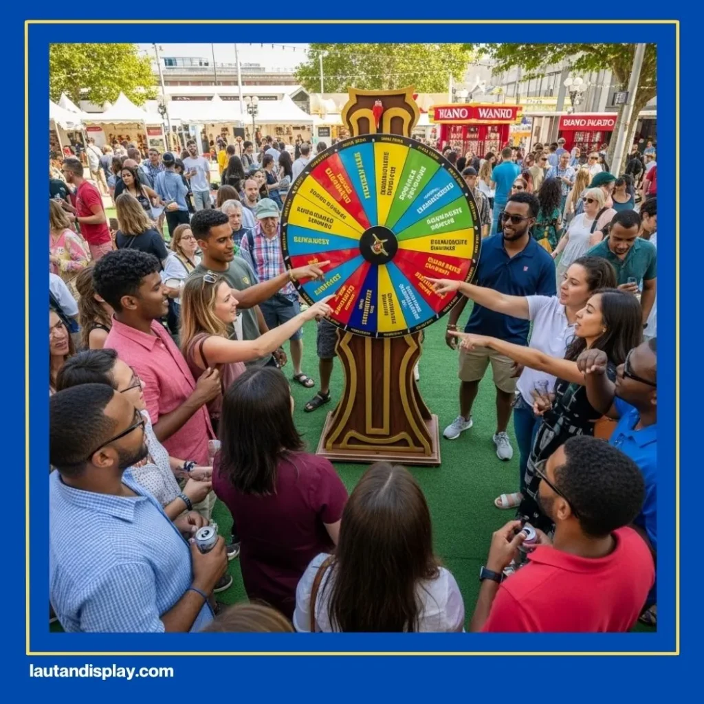 Tripod Game Spin Wheel