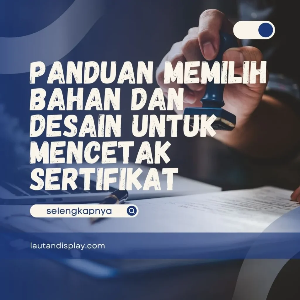 Mencetak Sertifikat