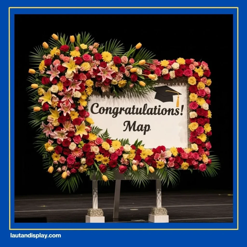 Papan Karangan Bunga Wisuda