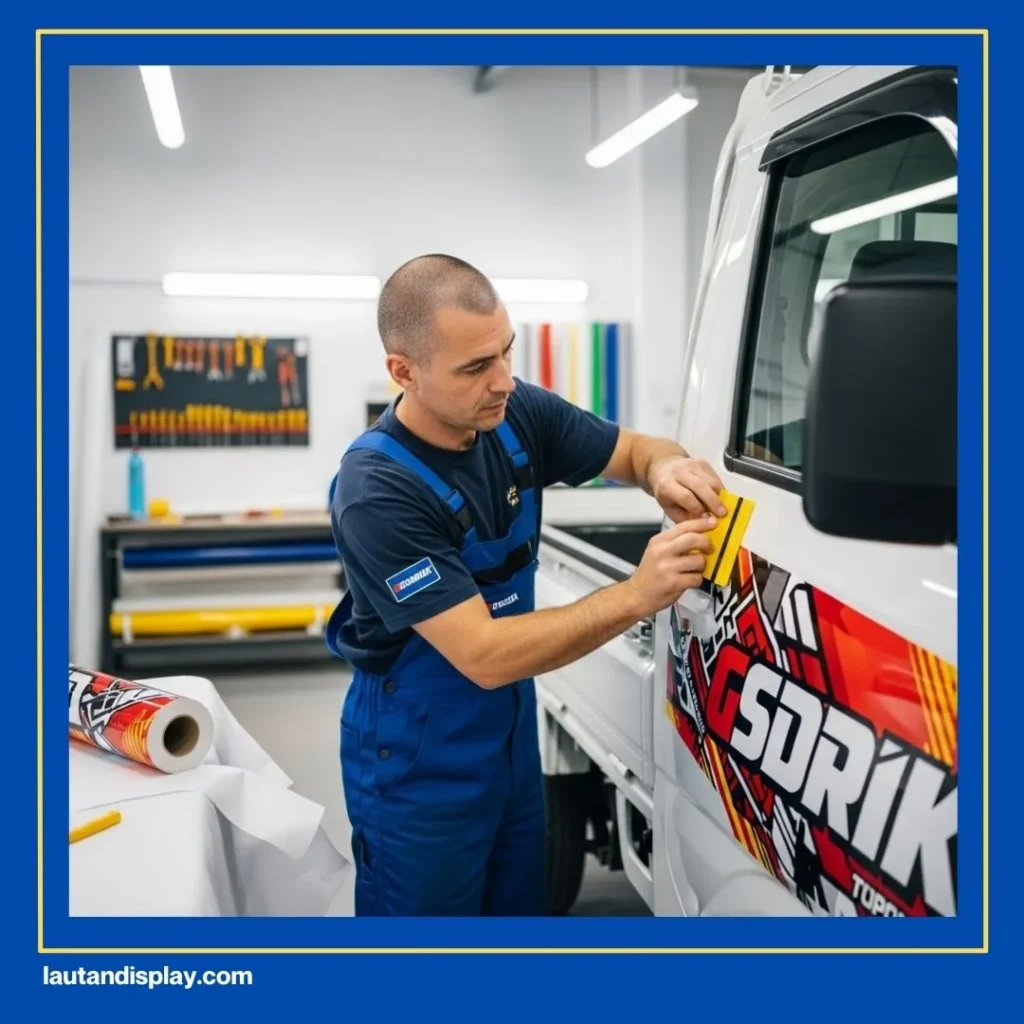 Cutting Sticker Mobil