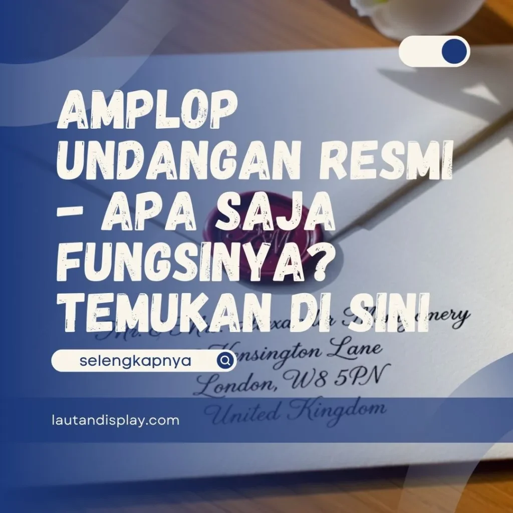 Amplop Undangan Resmi