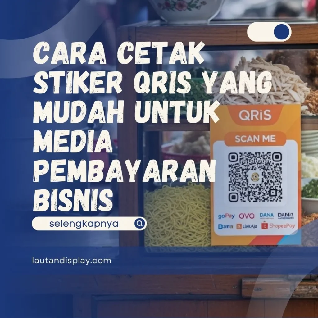 Cetak Stiker QRIS