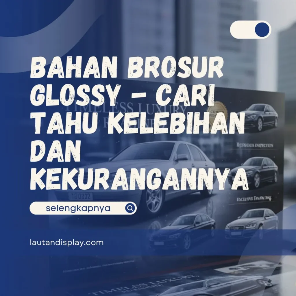Bahan Brosur Glossy